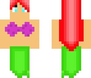 red haired mermaid