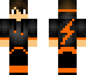 orange hoodie
