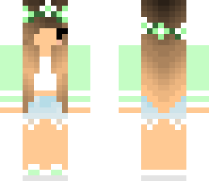 chibi green girl