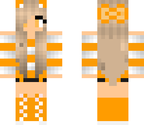 orange moew kitty cat