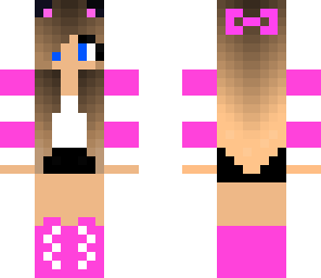 pink cat girl