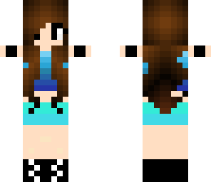 cute blue girl