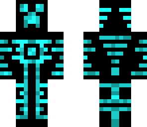 neon blue creeper
