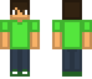 simple green boy