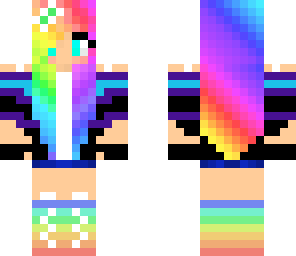 awesome rainbow hair