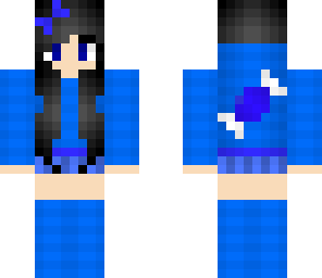 sweet blue girl edit
