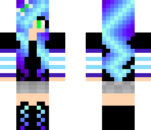 electric hair girl