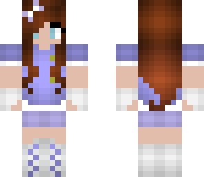 girl with purple vest