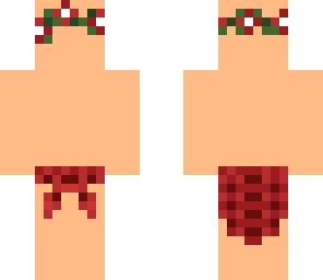 tied flannel and flowercrown base