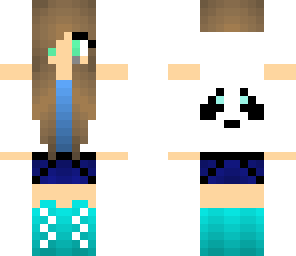swag panda girl with mic