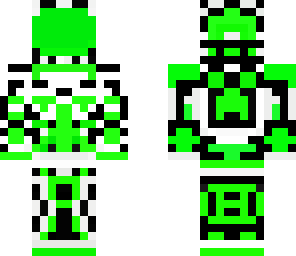 green awsome racer skin