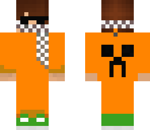 minecraft prison scarf boy