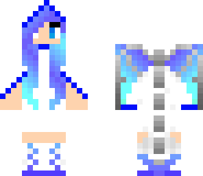ice dragon herobrine girl