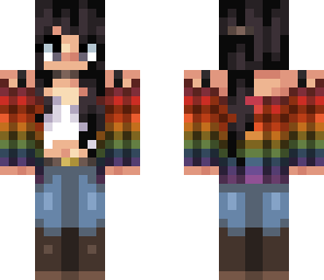 rainbow plaid