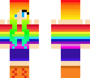 rainbow girl