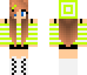 neon tomboy girl with a beanie