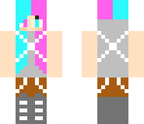pink and blue grl