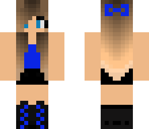 blue girl