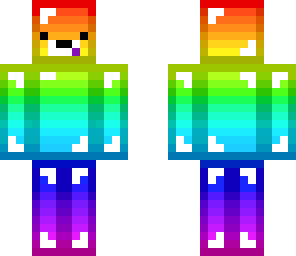 gamer rainbow bear