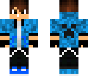 blue gamer boy