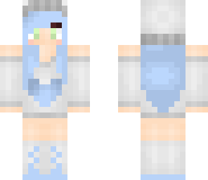 blue pastel girl