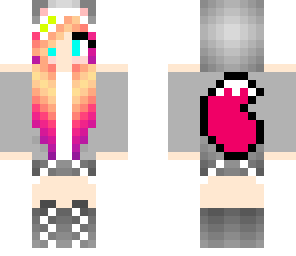 neon wolf girl