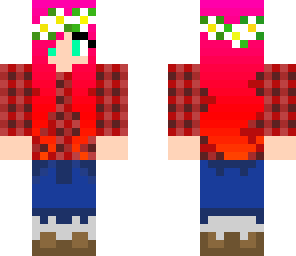 plaid girl
