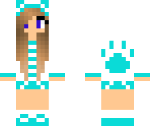 cute blue girl