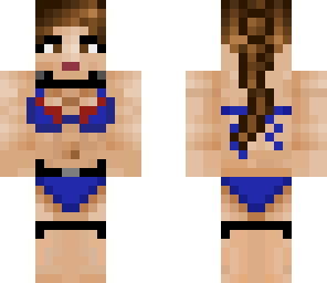 lara croft tomb raider blue bikini