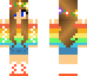 cute rainbow girl
