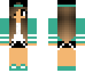 cyan tomboy girl