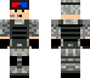 soldier skin with 3d glasses