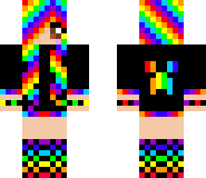 rainbow girl