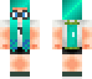 light blue inkling girl