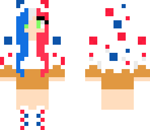 cake girl 4th of july