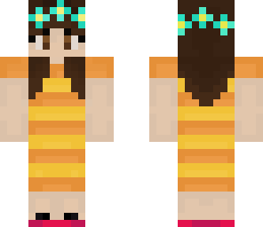 flower sundress girl