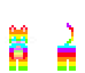 rainbow kawwaii kitty