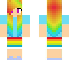 rainbow girl