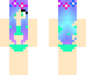 galaxy green bikini
