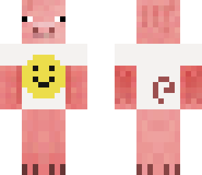 happy face pig