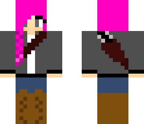 pink hair katniss