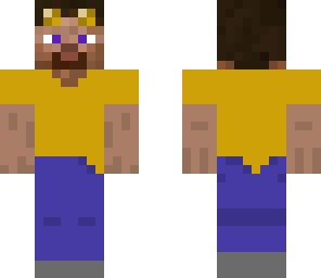 golden steve with goggles