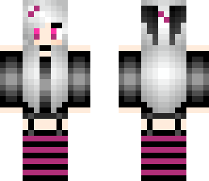 silver haired girl