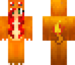 charmander girl thing onesi