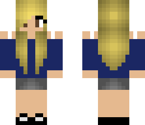navy blue blonde hair