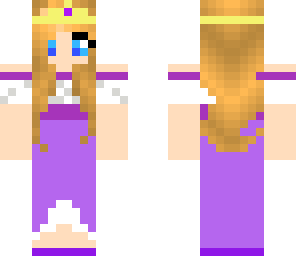 purple princess with crown
