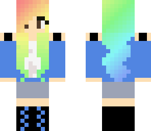 rainbow girl