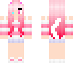 candy cat girl with tail