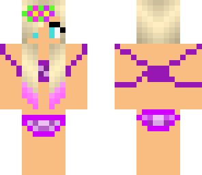 purple bikini