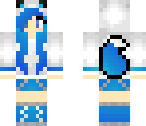 blue wolf girl